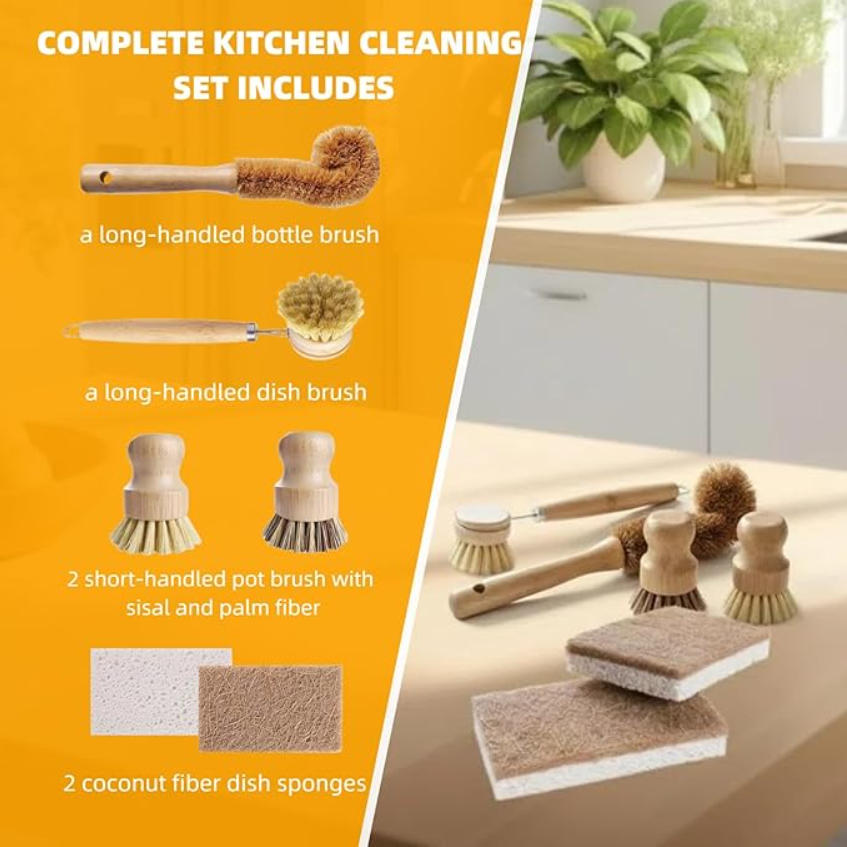 6-częściowy zestaw bambusowych – Substrate Coconut Fiber recenzja i cena